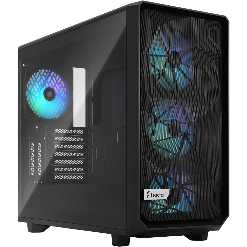 Datoru korpuss Fractal Design Meshify 2 RGB Black TG Light Tint - FD-C-MES2A-06