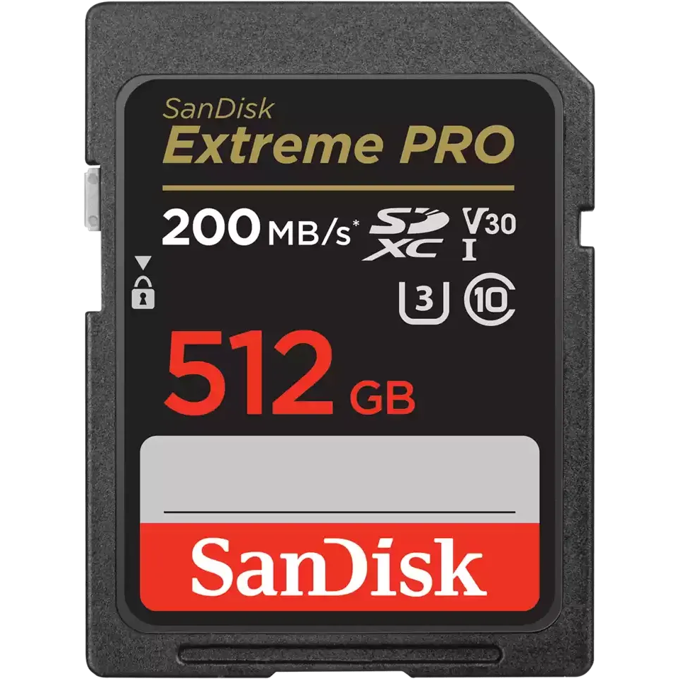 Atmiņas kartes 512Gb SD SanDisk Extreme Pro (SDSDXXD-512G-GN4IN)