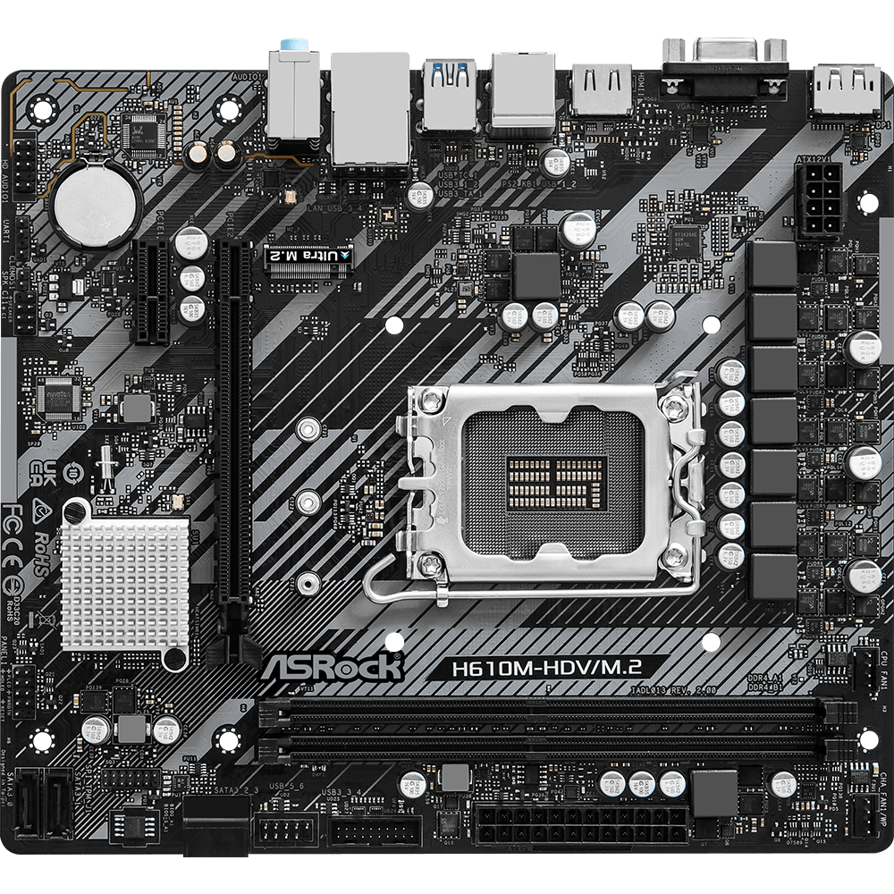 Mainboard ASRock H610M-HDV/M.2 R2.0