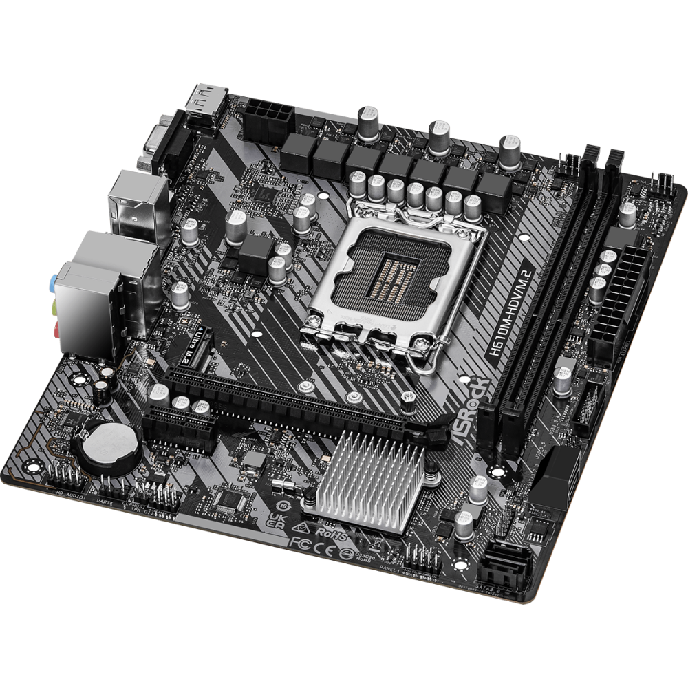 Mainboard ASRock H610M-HDV/M.2 R2.0 - Foto 2