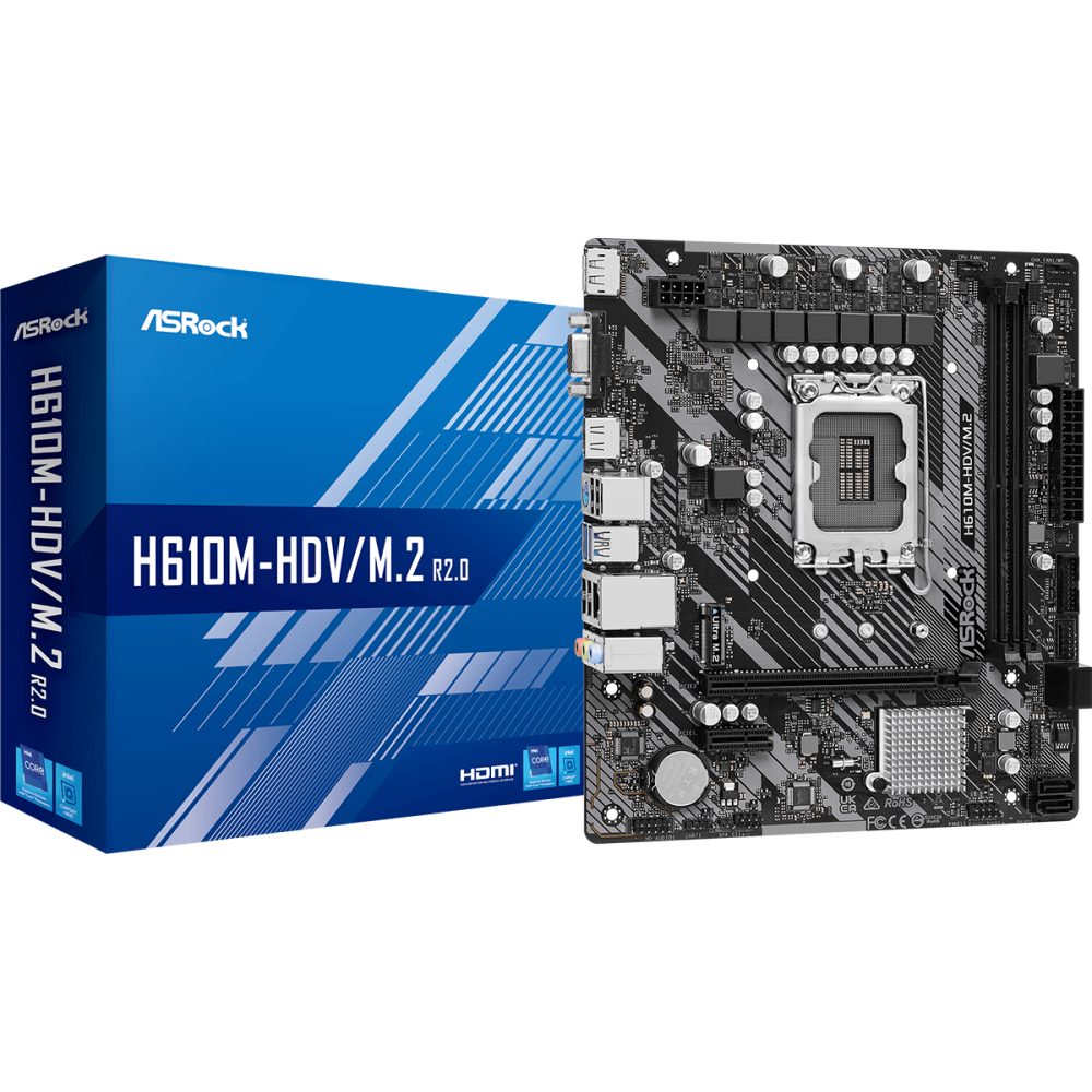 Mainboard ASRock H610M-HDV/M.2 R2.0 - Foto 5