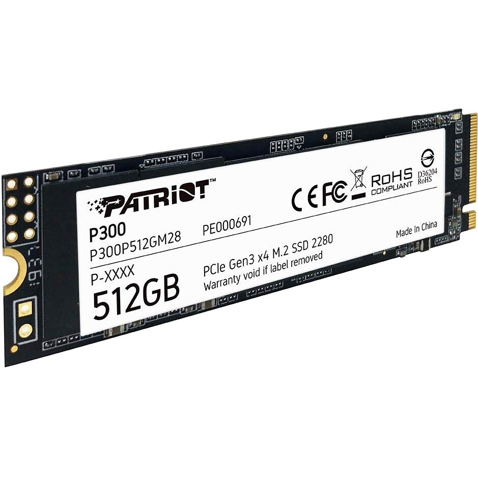 SSD-Speicher 512GB Patriot P300 (P300P512GM28) RTL