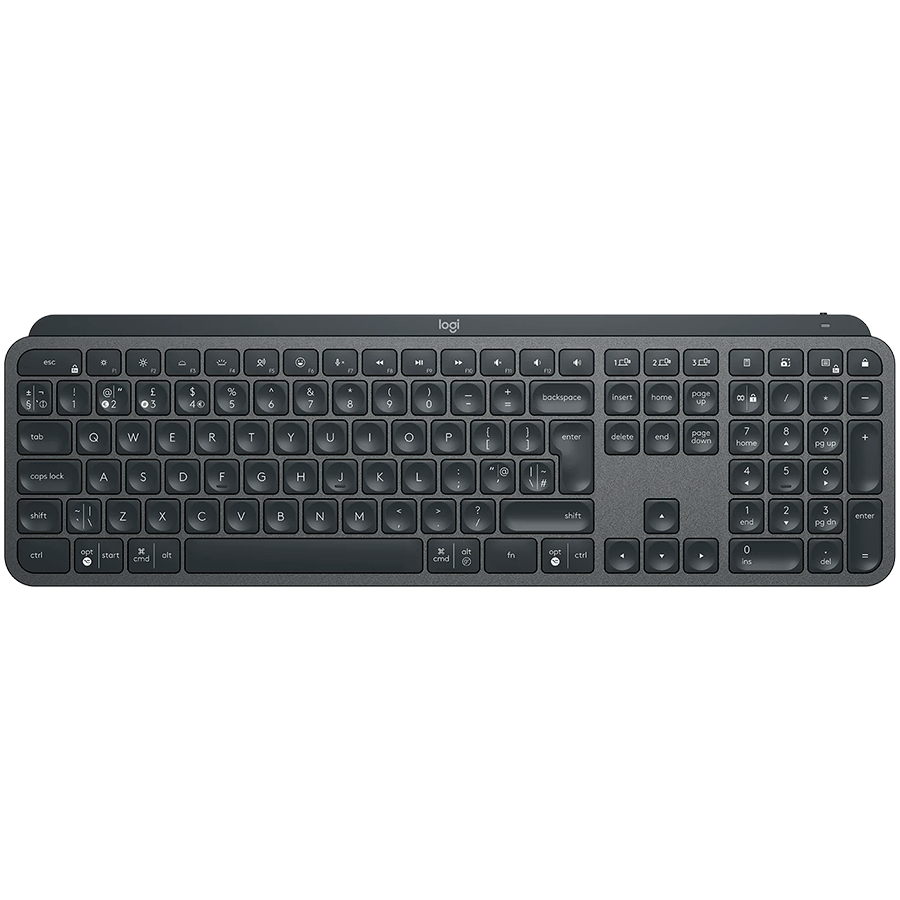 Tastatūra LOGITECH MX Keys Bluetooth Illuminated Keyboard - GRAPHITE US - 920-010251
