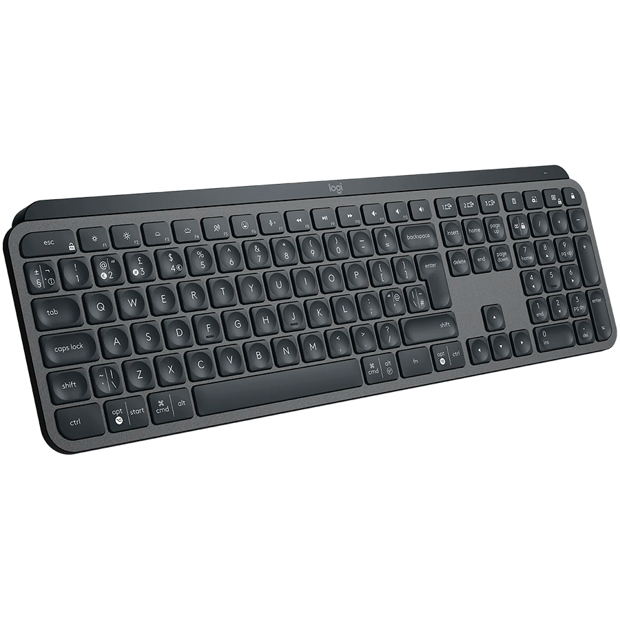 Tastatūra LOGITECH MX Keys Bluetooth Illuminated Keyboard - GRAPHITE US - 920-010251 - foto 3