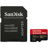 Atmiņas kartes SanDisk Extreme PRO microSDHC 32GB + SD Adapter (SDSQXCG-032G-GN6MA)