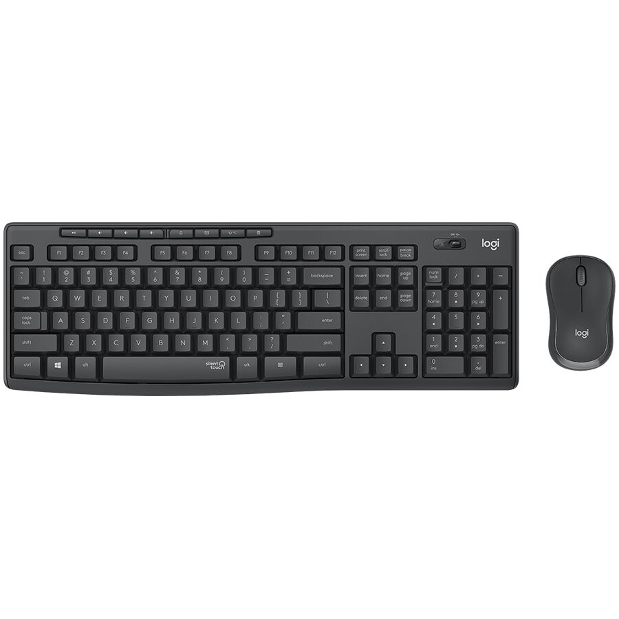 Tastatūra + pele LOGITECH MK295 GRAPHITE ENG (920-009800)