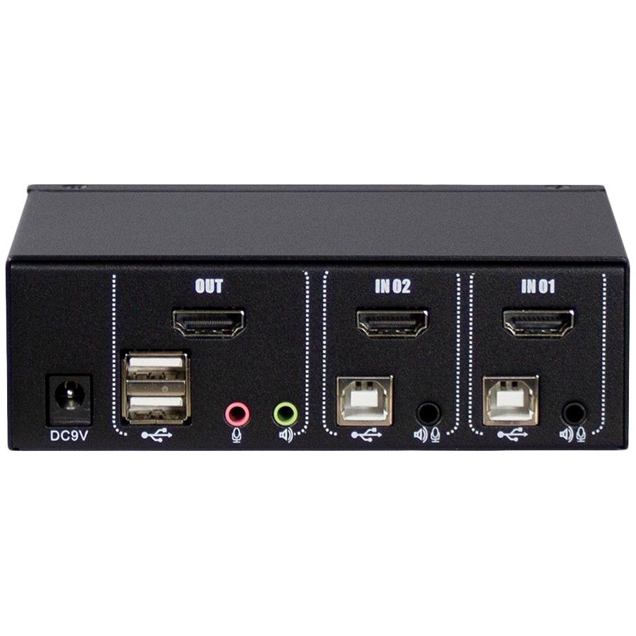 KVM slēdzis IPC KVM Switch AS-21HA HDMI, Metall, 2 ports - 88887241 - foto 2
