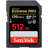 Atmiņas kartes SanDisk Extreme 512GB SDXC Memory Card (SDSDXVV-512G-GNCIN)