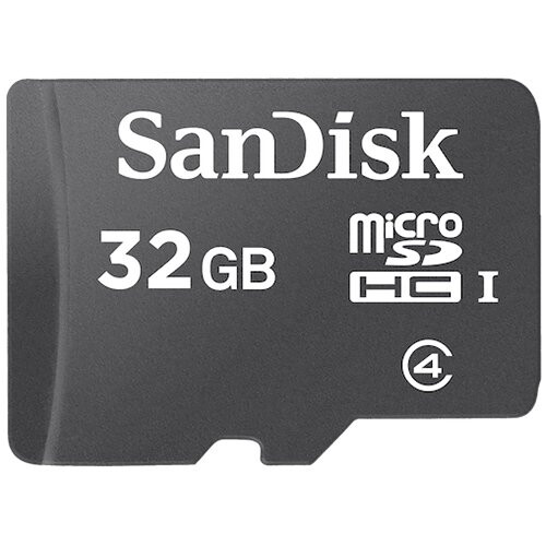 Atmiņas kartes SanDisk 32GB microSDHC Class 4 Memory Card - SDSDQM-032G-B35
