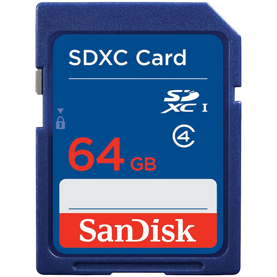 Atmiņas kartes SanDisk 64GB SDXC Class 4 Memory Card - SDSDB-064G-B35