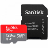 Atmiņas kartes SanDisk Ultra microSDXC 128GB + SD Adapter (GN6MA) (SDSQUAB-128G-GN6MA)