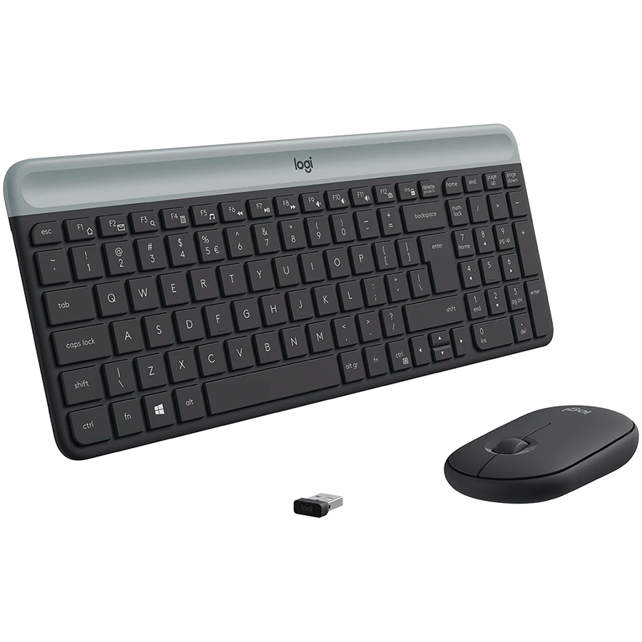 Tastatūra + pele LOGITECH MK470 GRAPHITE ENG (920-009204)
