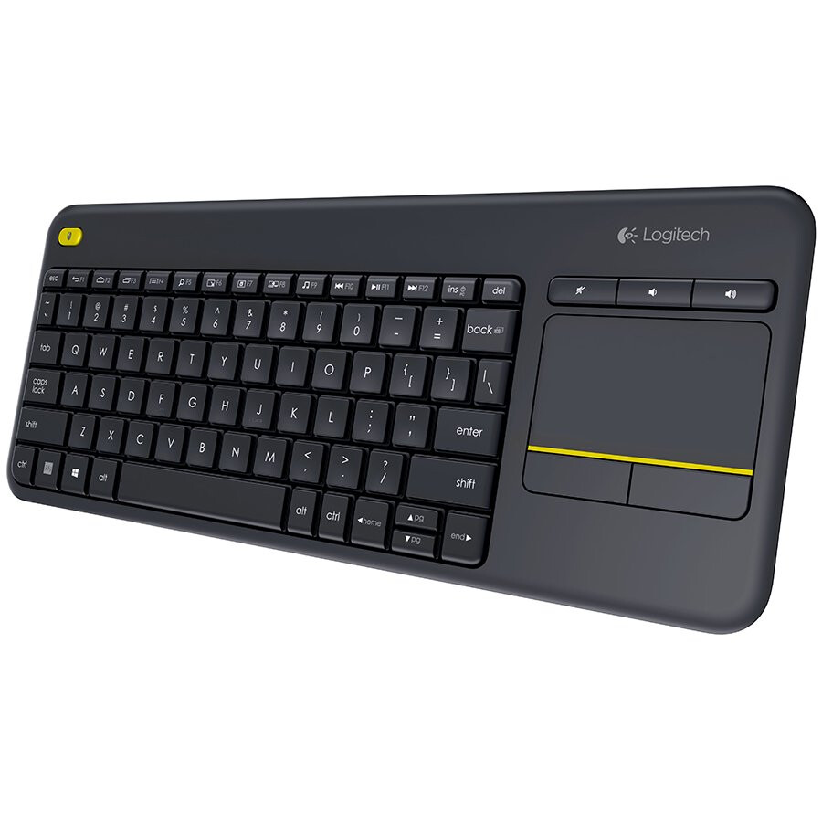 Tastatūra LOGITECH K400 Plus BLACK ENG (920-007145)