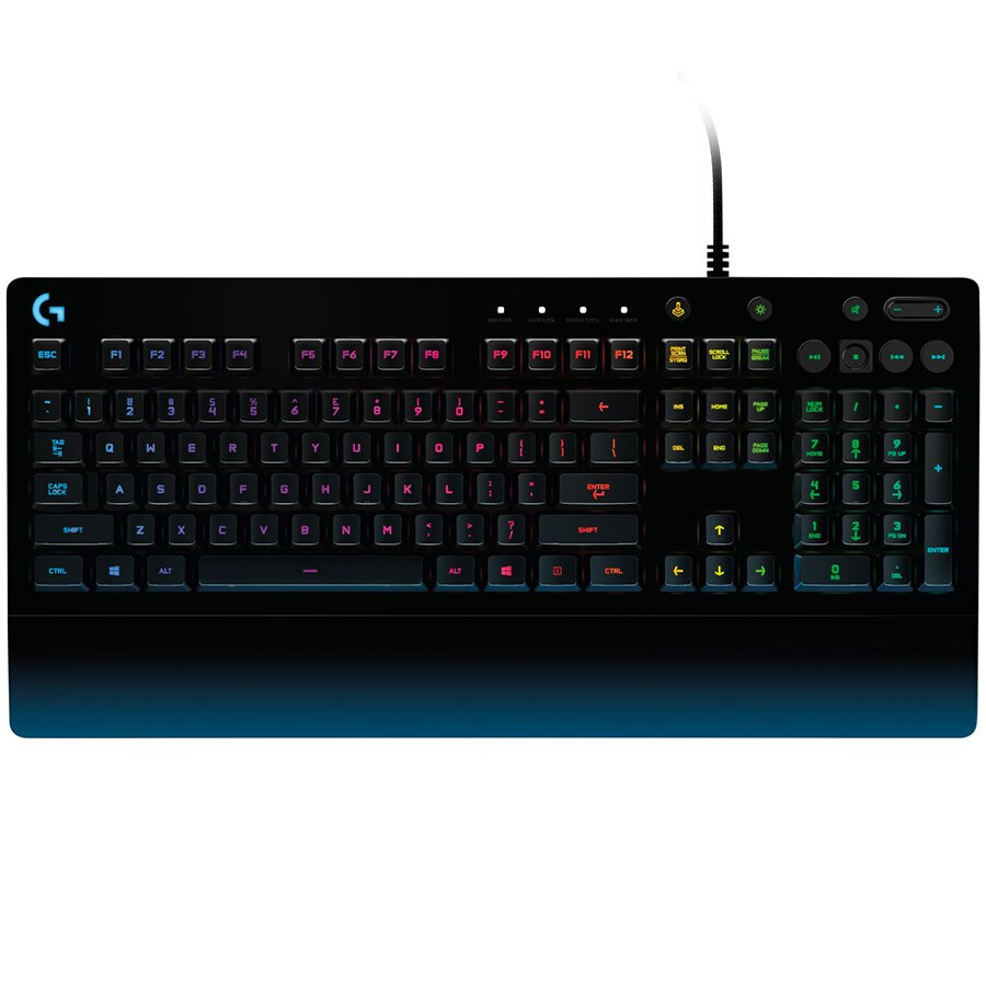 Tastatūra LOGITECH G213 Prodigy Corded RGB Gaming Keyboard - BLACK - US INT'L - USB - 920-008085