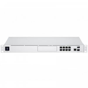 Rūteris (maršrutētājs) 1U Rackmount 10Gbps UniFi Multi-Application System with 3.5" HDD Expansion and 8Port Switch - UDM-PRO-EU