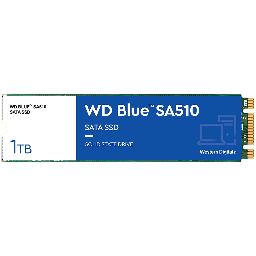 SSD WD Blue (M.2, 1TB, SATA 6Gb/s) - WDS100T3B0B