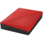 Ārējie cietie diski un SSD HDD External WD My Passport (4TB, USB 3.2) Red - WDBPKJ0040BRD-WESN