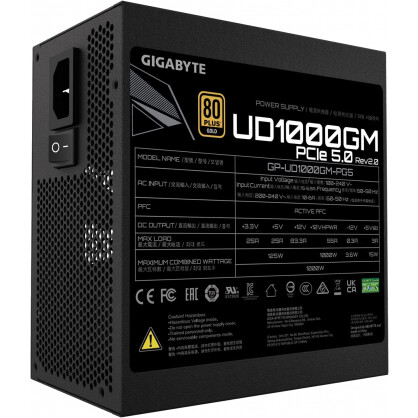 Das Netzteil GIGABYTE GP-UD1000GM PG5 1000W (GP-UD1000GM PG5 REV 2.0)