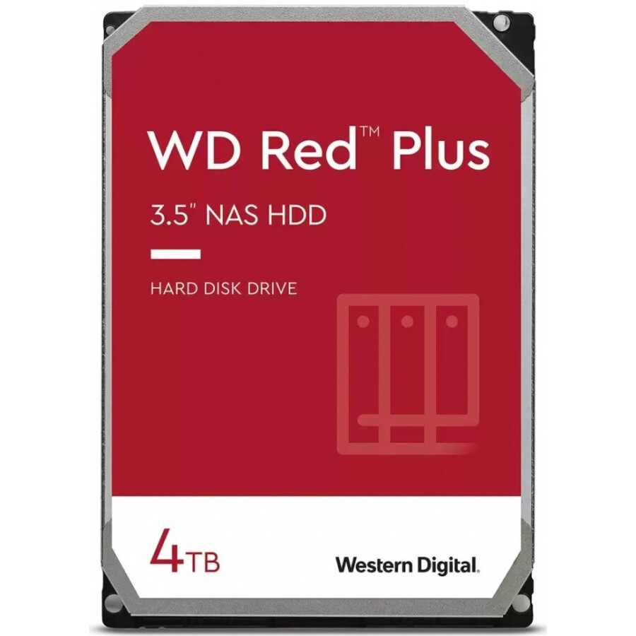 Cietais disks WD Red Plus 4TB (WD40EFPX)