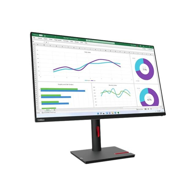 Monitors LENOVO ThinkVision T32h-30 31.5" (63D3GAT1EU) - foto 3