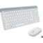 Tastatūra + pele LOGI MK470 SlimWirel.Combo OFFWHITE (US) (920-009205)