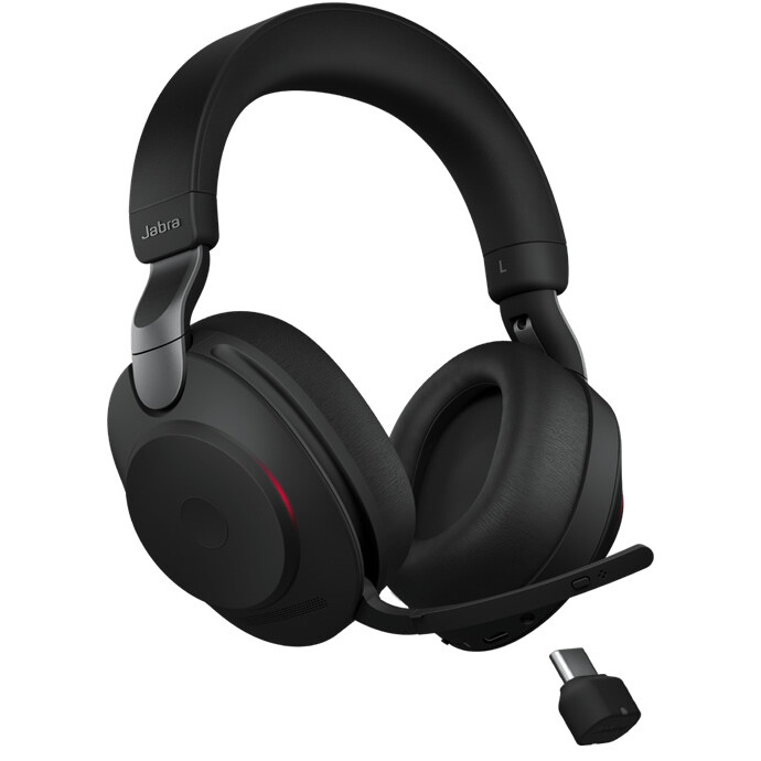 Austiņas JABRA Evolve2 85 Link380c MS Stereo Black (28599-999-899) - foto 2
