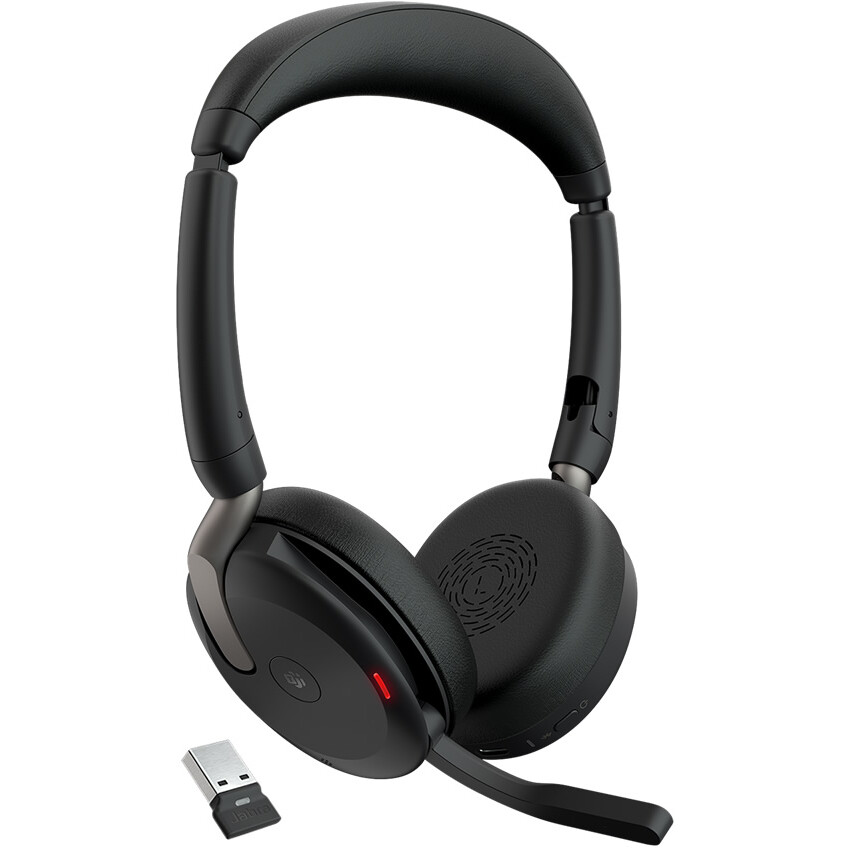 Austiņas JABRA Evolve2 65 Flex Link380a Black (26699-999-999) - foto 2