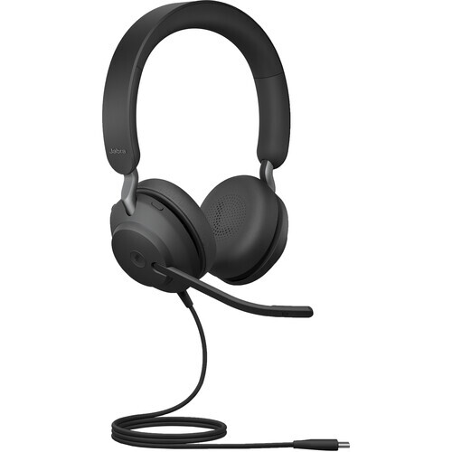 Austiņas JABRA Evolve2 40 SE USB-C MS Stereo Black (24189-999-899) - foto 2