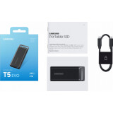 Ārējie cietie diski un SSD SAMSUNG Portable T5 EVO 2TB (MU-PH2T0S/EU)