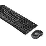 Tastatūra + pele LOGITECH MK270 Wireless Combo - BLACK - NORDIC (920-004535)