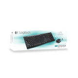 Tastatūra + pele LOGITECH MK270 Wireless Combo - BLACK - NORDIC (920-004535)