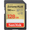 Atmiņas kartes SanDisk Extreme PLUS 128GB SDXC Memory Card - SDSDXWA-128G-GNCIN