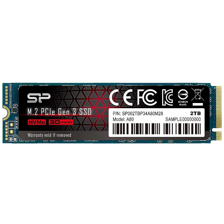 SSD SILICON POWER P34A80 2TB (SP002TBP34A80M28)