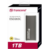 Ārējie cietie diski un SSD TRANSCEND ESD265C 1TB USB Type-C (TS1TESD265C)