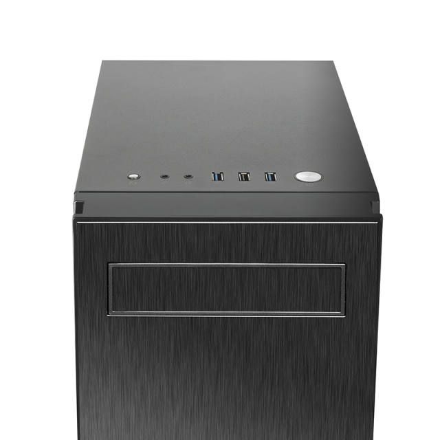 Datoru korpuss CHIEFTEC HAWK MidiTower ATX MicroATX MiniITX Black (AL-02B-OP) - foto 3