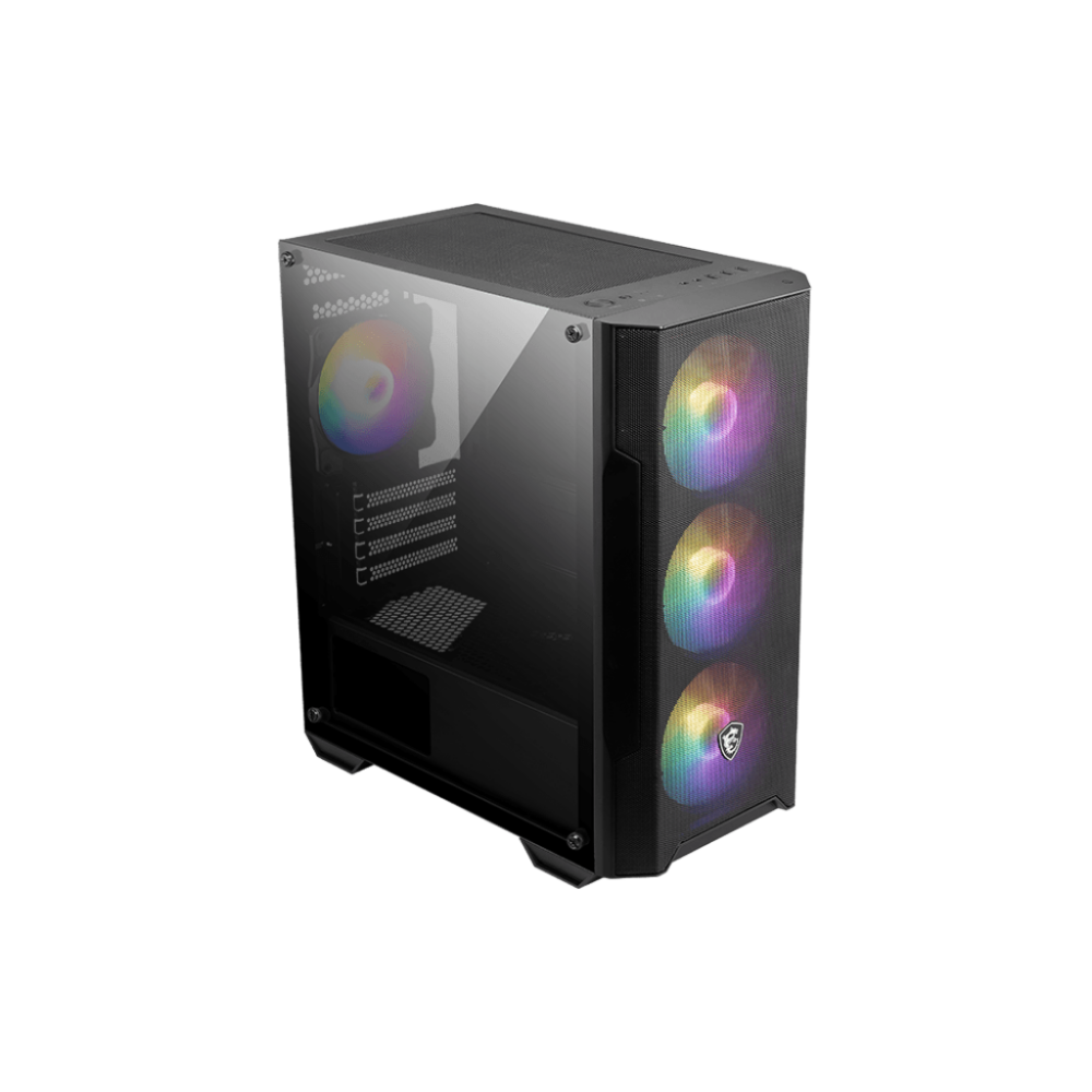 Datoru korpuss MSI MAG FORGE M100A MicroTower Black (MAGFORGEM100A) - foto 2