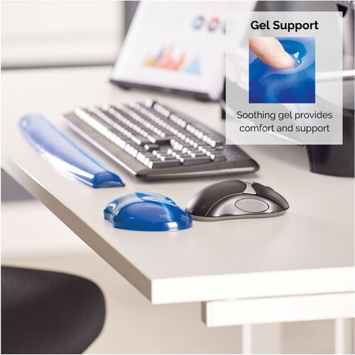 Peles paliktnis FELLOWES WRIST SUPPORT/BLUE (91177-72) - foto 3