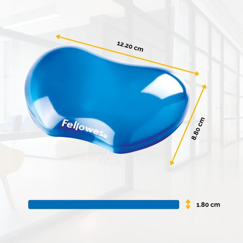 Peles paliktnis FELLOWES WRIST SUPPORT/BLUE (91177-72) - foto 4