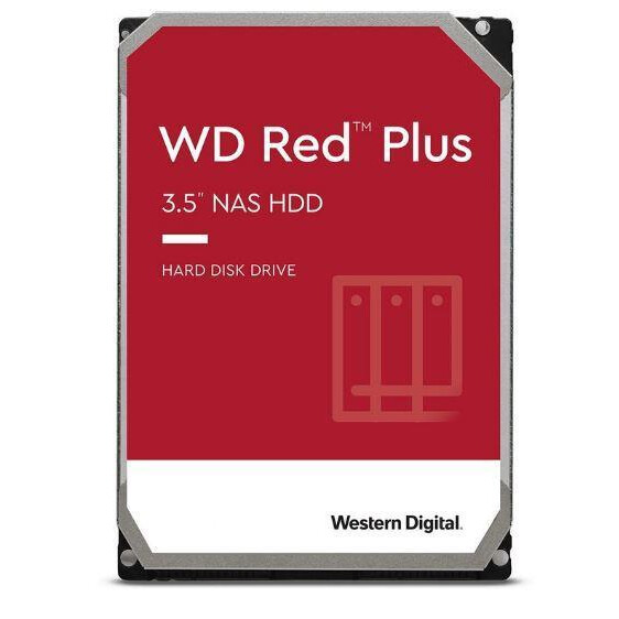 Cietais disks WESTERN DIGITAL Red Plus 2TB (WD20EFPX)