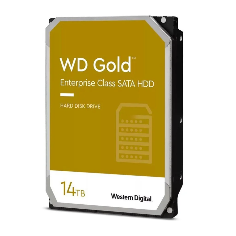 Cietais disks WESTERN DIGITAL Gold 14TB (WD142KRYZ)