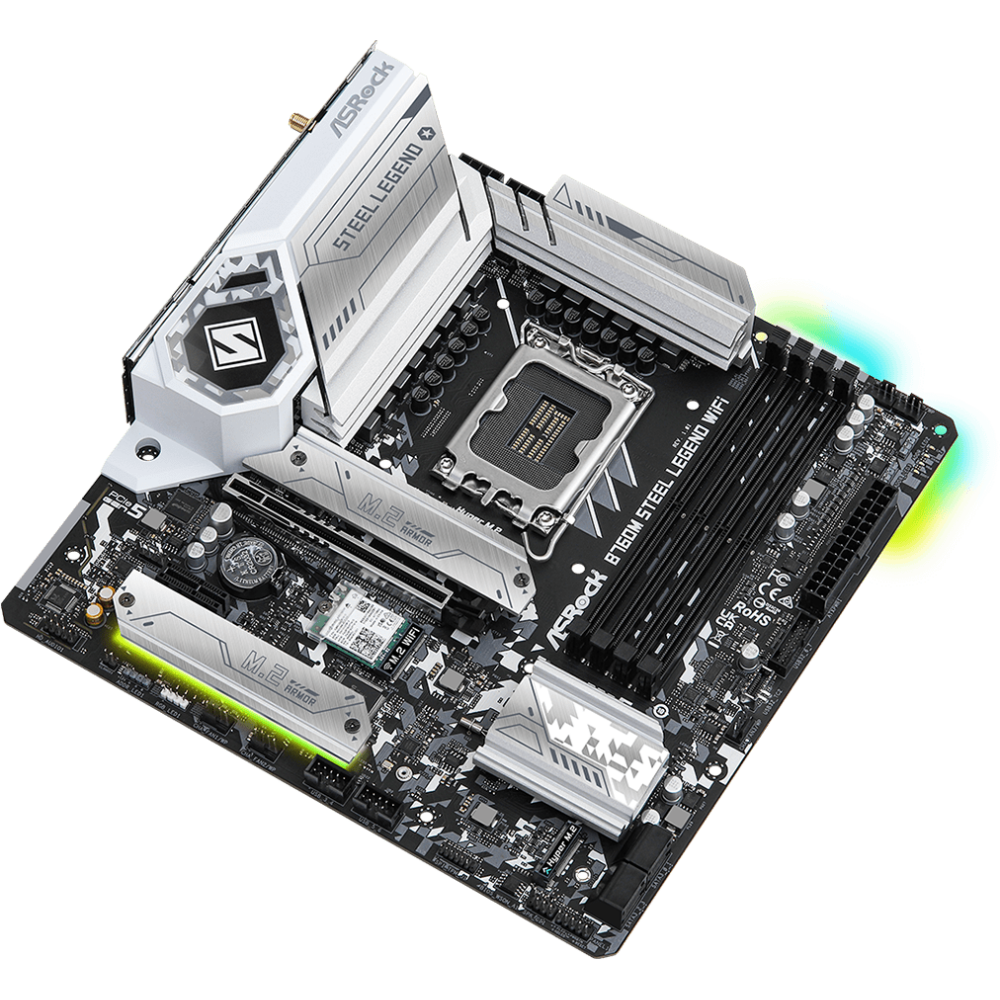 Mainboard ASRock B760M STEEL LEGEND WIFI - Foto 2