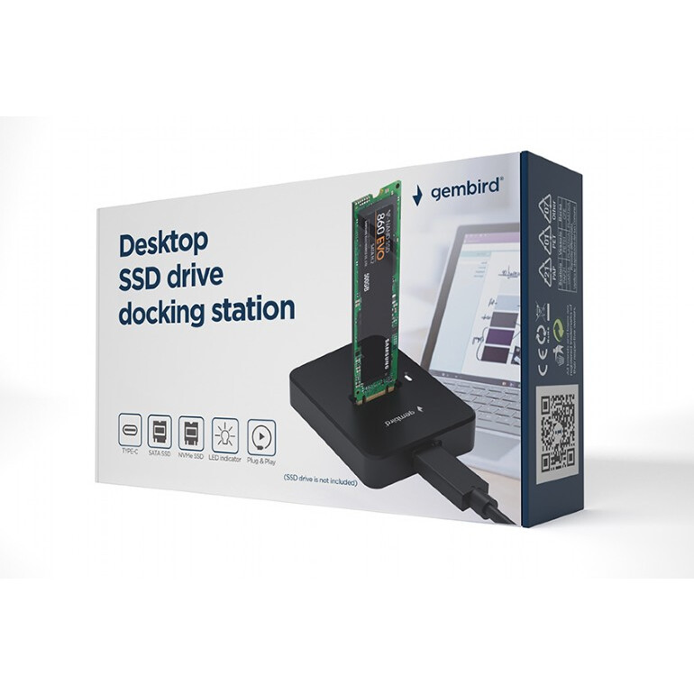 GEMBIRD Desktop USB Type-C M.2 SATA NVME (DD-U3M2) - foto 3