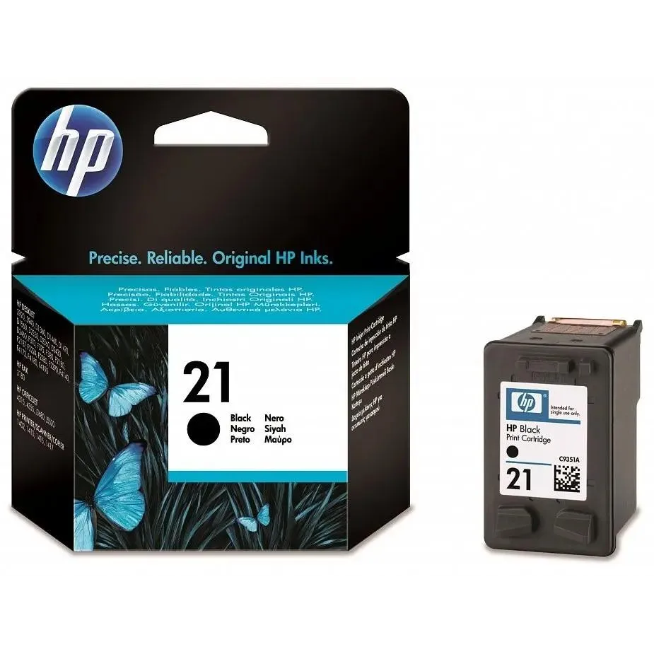 Kārtridžs HP 21 original ink cartridge black (C9351AE/UUS)