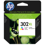 Kārtridžs HP 302 XL Tri-color ink 330 pages (F6U67AE/UUS)