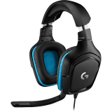 Kopfhörer Logitech Gaming G432 Black/Blue (981-000770)