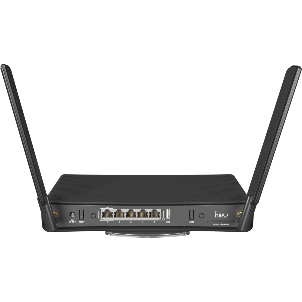 Wi-Fi rūteris (maršrutētājs) MIKROTIK hAP ax3 AP (C53UIG+5HPAXD2HPAXD) - foto 2