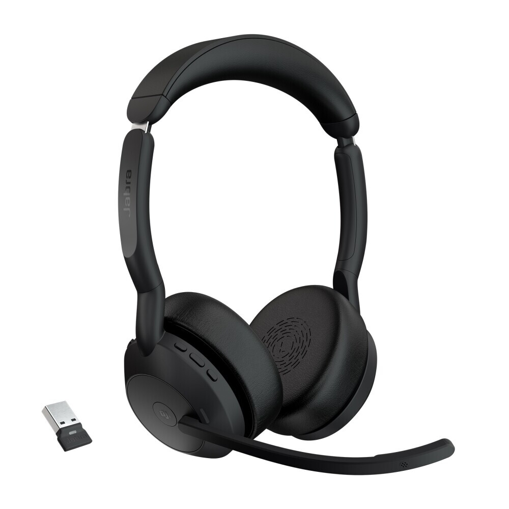 Austiņas JABRA Evolve2 55 Link380a Black (25599-999-999)