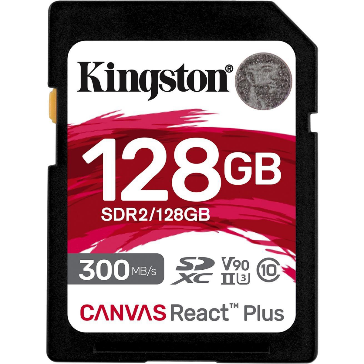 Atmiņas kartes KINGSTON 128Gb SD Canvas React Plus (SDR2/128GB)