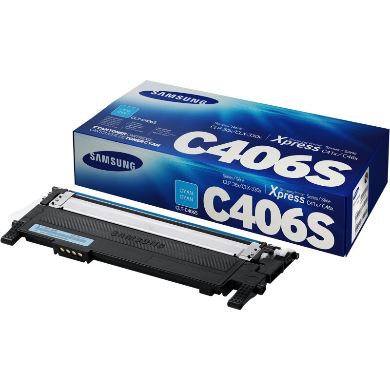 SAMSUNG CLT-C406S/ELS Cyan Toner (ST984A)