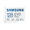 Atmiņas kartes SAMSUNG EVO Plus microSDXC 128GB 2024 (MB-MC128SA/EU)